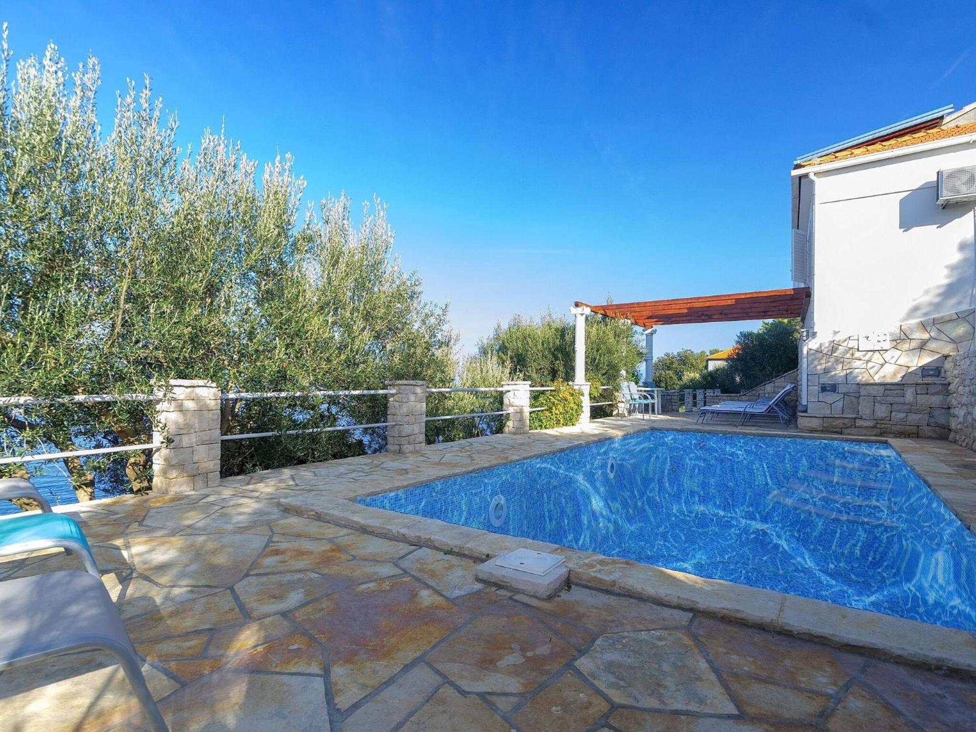 House Green Side Sunset- Four Bedroom House With Pool And Sea View Prigradica Esterno foto