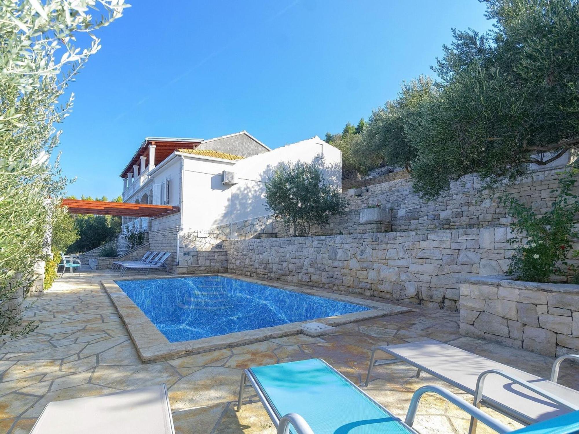 House Green Side Sunset- Four Bedroom House With Pool And Sea View Prigradica Esterno foto